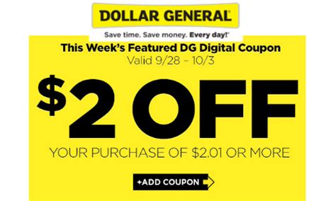 New Dollar General Coupon 2 Off Purchase Of 201 Or More Southern