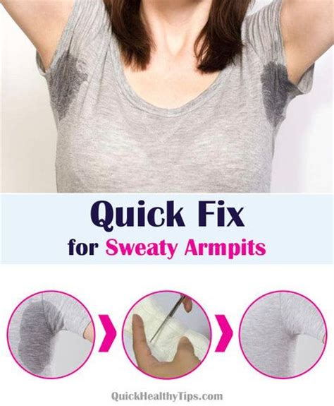 Quick Fix For Sweaty Armpits Excessive Underarm Sweating Stop Sweaty