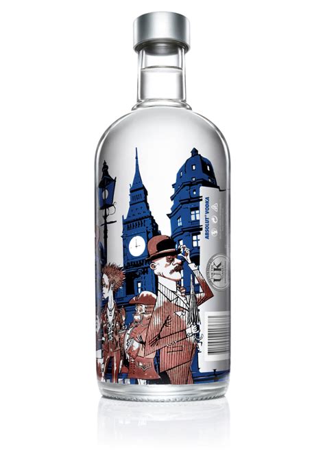 Absolut Vodka Limited Edition London Bottle By Jamie Hewlett Extravaganzi