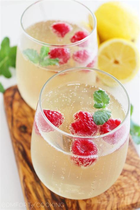 Limoncello Raspberry Prosecco Cooler The Comfort Of Cooking