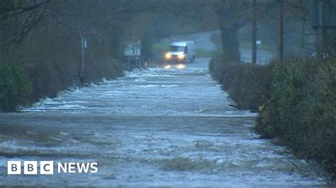 Wales Weather Heavy Rain Sparks Flood Warnings Bbc News
