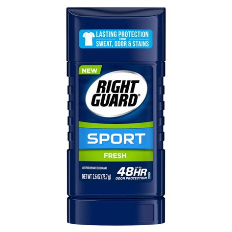 Right Guard Sport Antiperspirant Deodorant Invisible Solid Stick Fresh