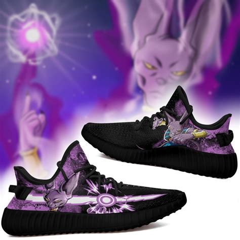 He is considered by dabura himself as his rightful successor to his throne as king of the demon realm. Power Skill Beerus Yeezy Shoes Dragon Ball Z Anime Sneakers Fan Gift M - Gear Anime