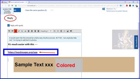 How To Add Text To A Photo In Paint Windows 10 Microsoft Community