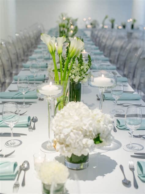 Brooke Reade White And Green Wedding Flower Centerpieces Garden