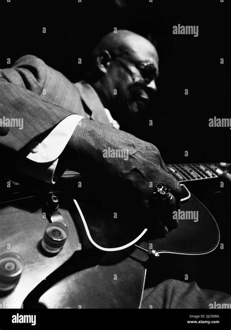 African American Man Playing Guitar Stock Photo Alamy