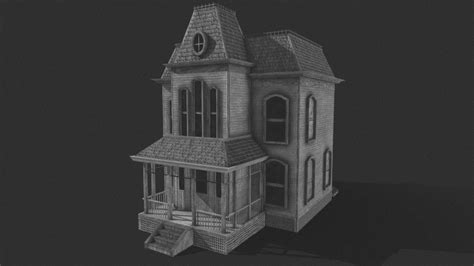 Norman Bates House Psycho1960 3d Model By Bobby Tha Cynical