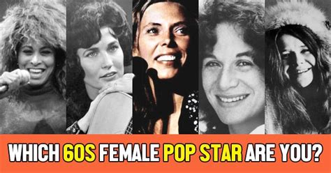 Which 60s Female Pop Star Are You Quizlady