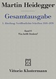 Heidegger, Martin: Was heißt Denken? (1951–1952) - Vittorio Klostermann ...
