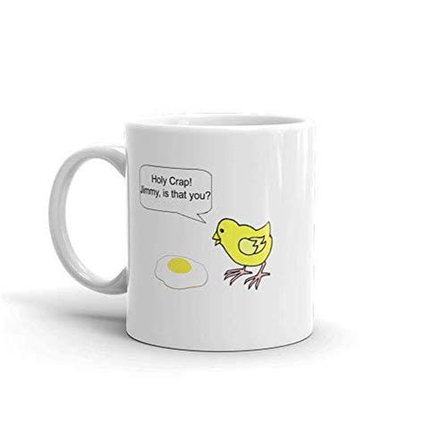 holy crap jimmy is that you funny novelty humor 11oz white ceramic glass coffee tea mug cup