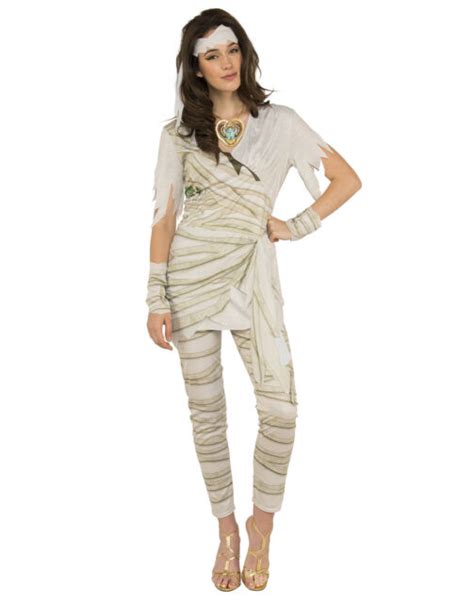Womens Egyptian Queen Of The Undead Mummy Costume Standard 12 For Sale