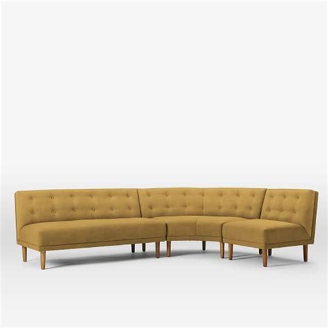 Rounded Retro Sectional Retro Living Room Furniture Retro Curved
