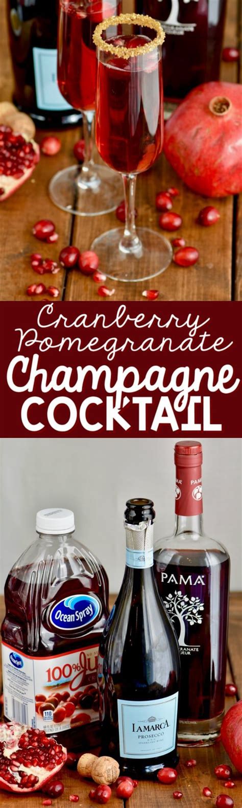 40 festive champagne cocktails to sip on new year's eve letters@purewow.com christmas cranberry champagne cocktails these cocktails are full of all the flavors and sights of the season. This Cranberry Pomegranate Champagne Cocktail is the perfect holiday drink! Made with ...