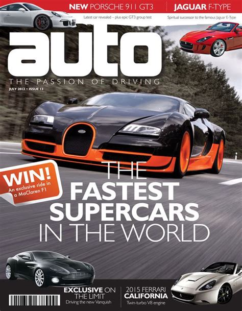 Auto Car Magazine Car Magazine Magazine Cover Magazine Cover Page