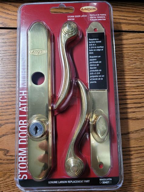 Larson Storm Door Latch Brass Brand New Fits Larson Storm Doors