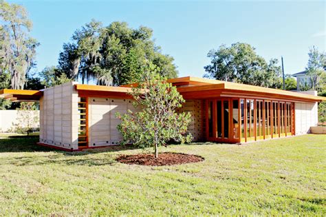Frank Lloyd Wrights 74 Year Old Usonian House Finally Built In Florida