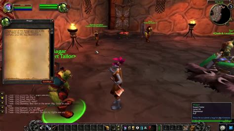 Orgrimmar Tailoring Trainer Location Wow Classic Youtube