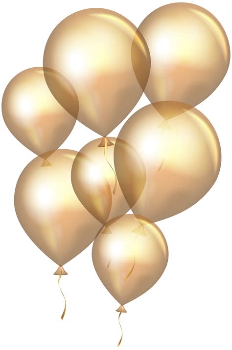 Gold Balloon Png Images Transparent Hd Photo Clipart Metallic The