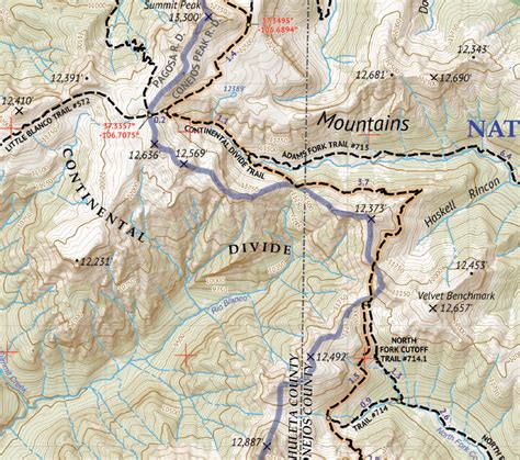 San Juan Mountains Wilderness Map Pack Outdoor Trail Maps