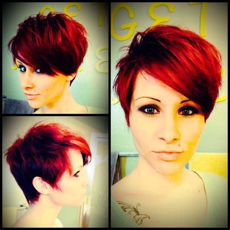 Red Pixie Cut Maybe Not Red For Me But Love The Cut Love Hair Great
