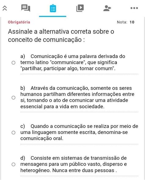 Assinale A Alternativa Correta Sobre O Conceito De Comunica O My Xxx