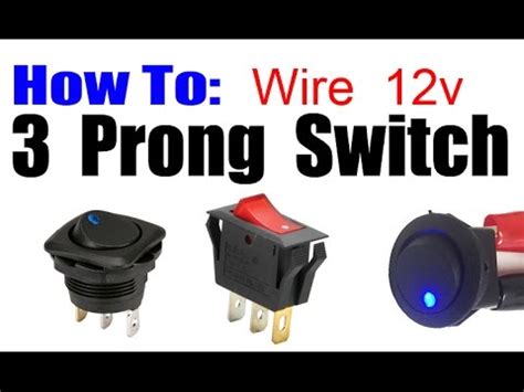 5 pin rocker switch wiring diagram at manuals library. HOW TO WIRE 3 PRONG ROCKER LED SWITCH - YouTube