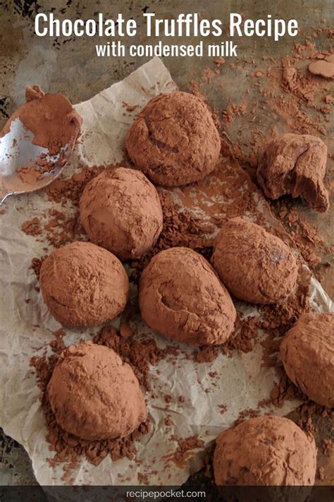 Easy And Quick Chocolate Condensed Milk Balls Servings Artofit