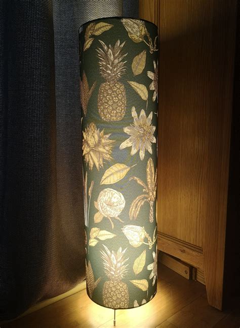 Tropical Floor Lamp Pineapple Mood Lighting Tall Standing Etsy Uk