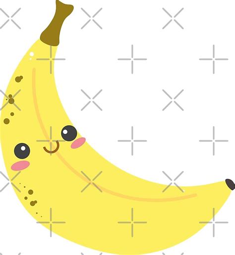 Kawaii Banana By Zipzadoo Redbubble