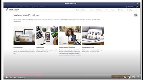 How To Set Up Your Printique Extension For Squarespace Youtube