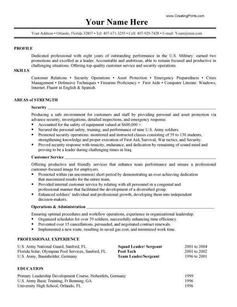 Military Resume Template Microsoft Word Resmud