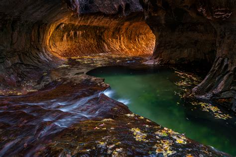Subway Glow Zion National Park Utah Images For Sale