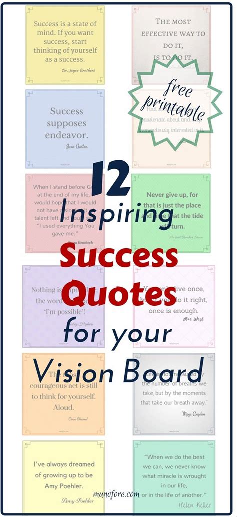 How To Make A Simple Vision Board Plus Free Printable Inspirational