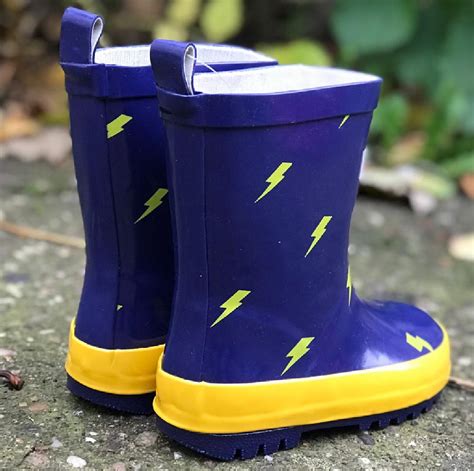 Kids Boys Girls Infants Waterproof Rain Wellies Mcker Wellingtons