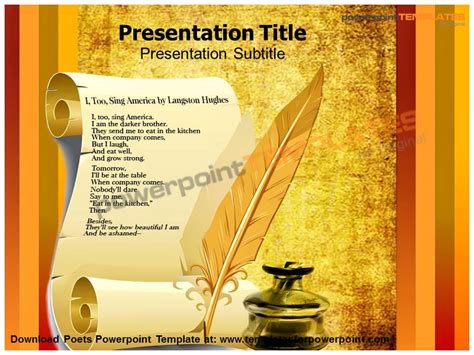 Download Poets Powerpoint Template By Kaceysmith On Deviantart