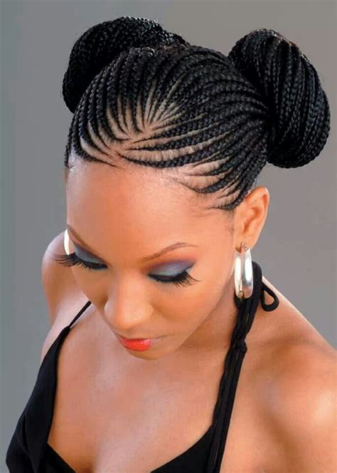 African american braided bun # twist braids bun 70 best black braided hairstyles that turn heads. 50 Best Cornrow Braids Hairstyles For 2016 - Fave HairStyles