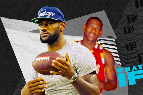 Lebron James Alternate History As A Football Player Imagined By