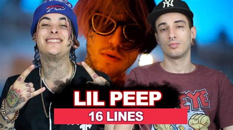 Lil Peep 16 Lines Official Video React AnÁlise Versatil Youtube