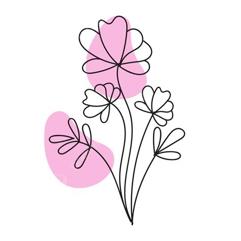 Floral Flower Vector Cute Flower Floral Art Flower Png And Vector