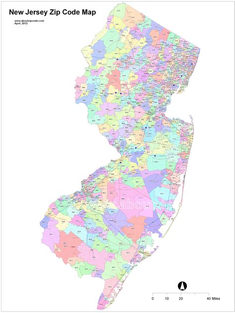 Nj Area Code Map A Comprehensive Guide Map Of The Usa