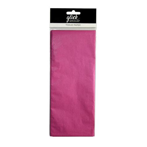 Glick Tissue Plain Hot Pink Only £110