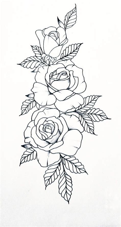 Watercolor Tattoo Rose Drawing Tattoo Roses Drawing Tattoo Design