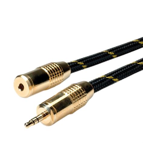 Roline Gold 35mm Audio Extension Cable Mf 25 M Secomp