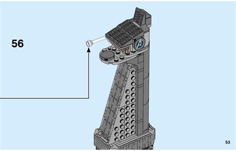 Visualizza Istruzioni Lego® 40334 Avengers Tower Istruzioni Lego E