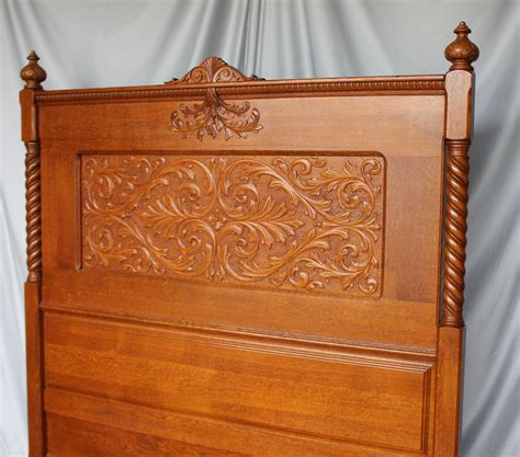 As you might imagine, the cost will vary greatly and will depend on the type of bedroom, hardwood used, and the furniture required. Bargain John's Antiques | Antique Carved Oak Bedroom Set ...