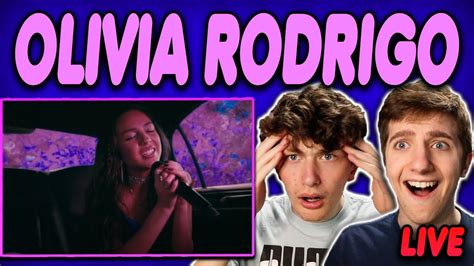 Olivia Rodrigo Happierdeja Vu Mashup Live From Sour Prom Reaction