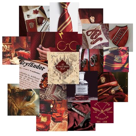 20 Pc Collage Kit Harry Potter Aesthetic Etsy