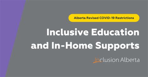 Alberta Revised Covid 19 Restrictions Inclusive Education And In Home