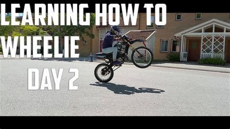 Learning How To Wheelie Day 2 50cc Wheelies Sghd Edit Youtube