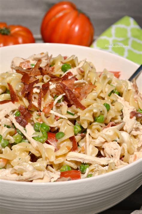 Bacon Chicken Ranch Pasta Salad About A Mom
